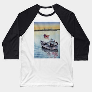 Three in a boat Baseball T-Shirt